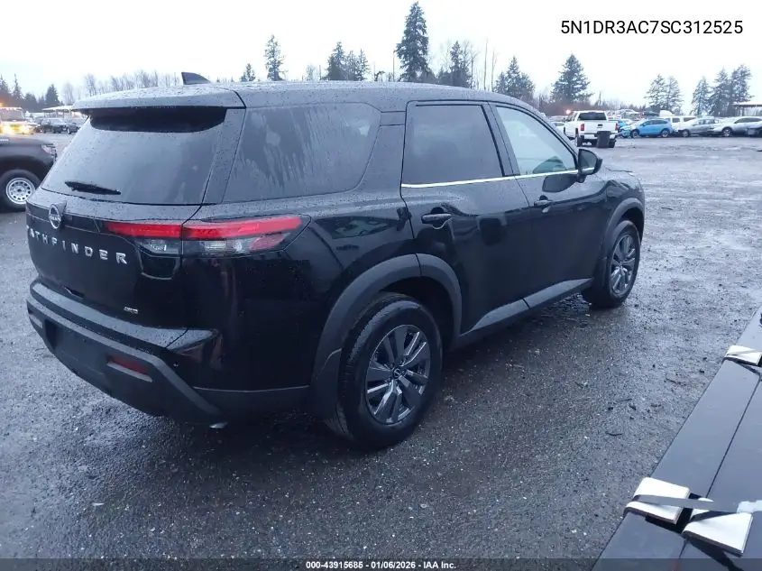 5N1DR3AC7SC312525 2025 Nissan Pathfinder S 4Wd