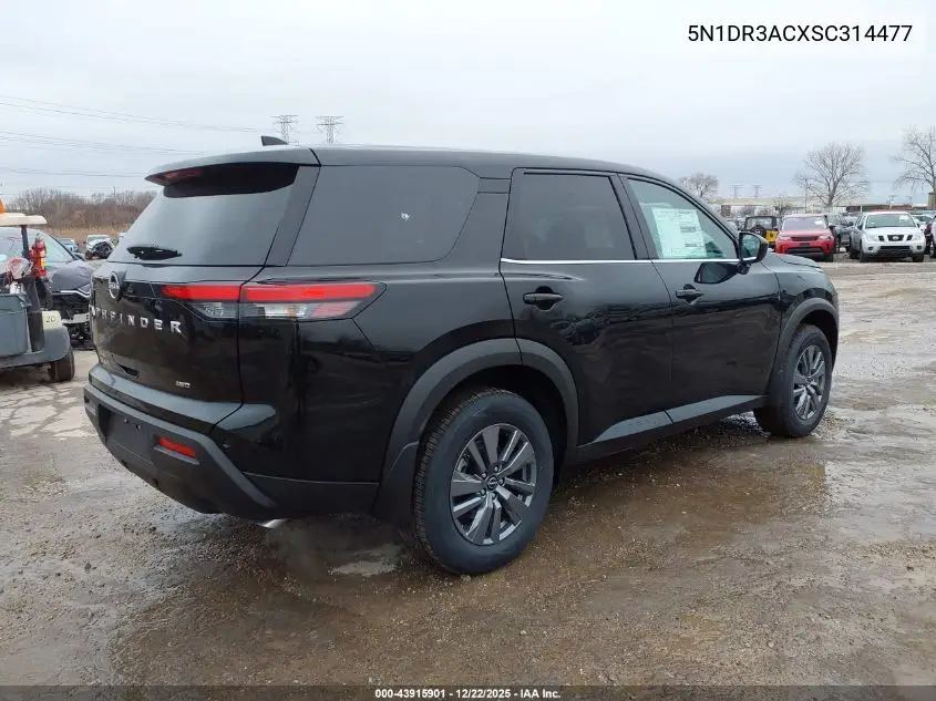 5N1DR3ACXSC314477 2025 Nissan Pathfinder S 4Wd