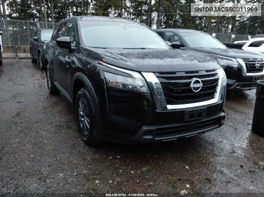 5N1DR3AC5SC311969 2025 Nissan Pathfinder S 4Wd
