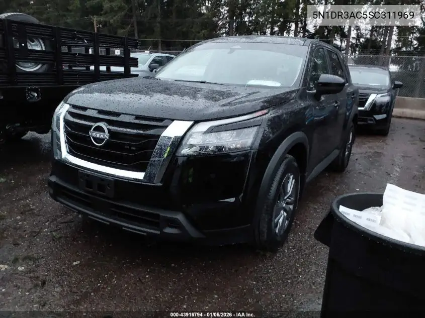 5N1DR3AC5SC311969 2025 Nissan Pathfinder S 4Wd