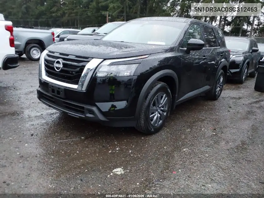 5N1DR3AC0SC312463 2025 Nissan Pathfinder S 4Wd