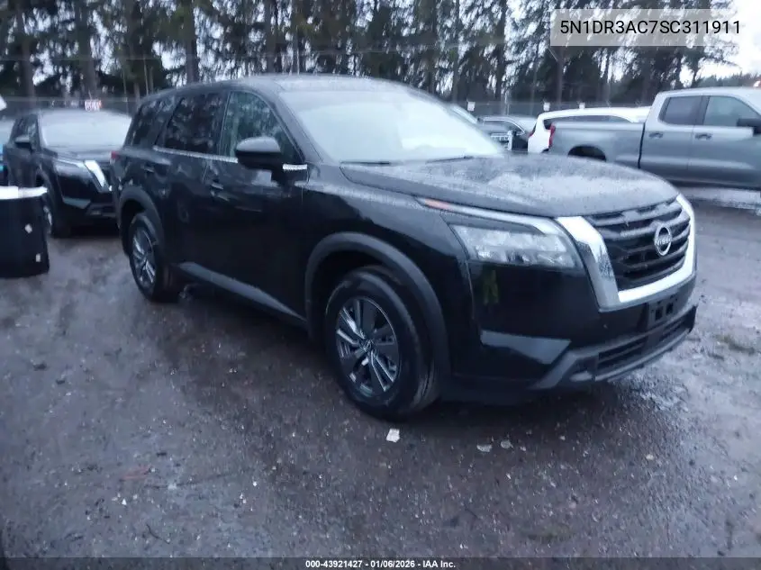 5N1DR3AC7SC311911 2025 Nissan Pathfinder S 4Wd