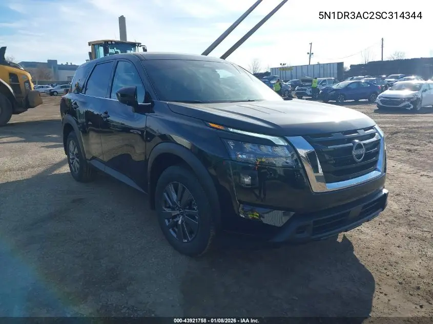5N1DR3AC2SC314344 2025 Nissan Pathfinder S 4Wd
