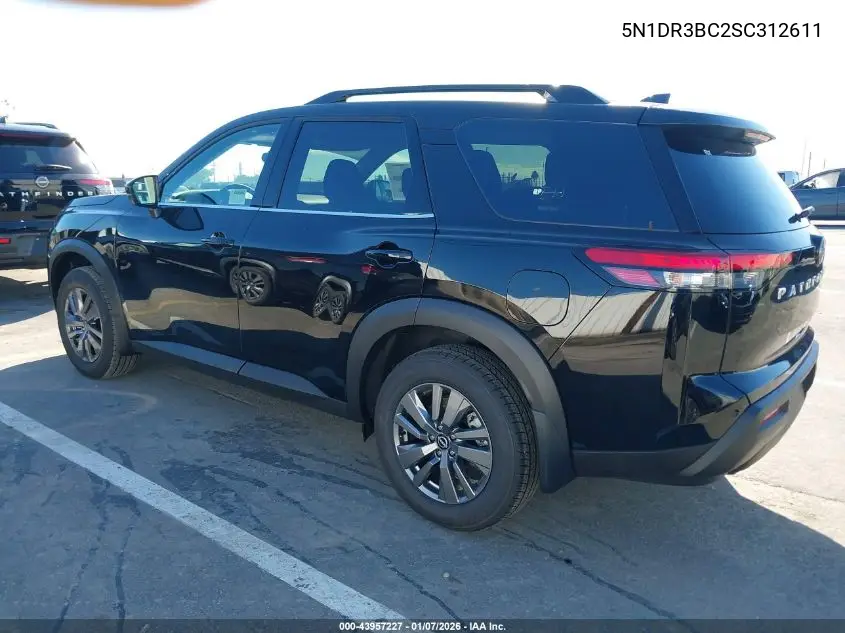 5N1DR3BC2SC312611 2025 Nissan Pathfinder Sv 4Wd