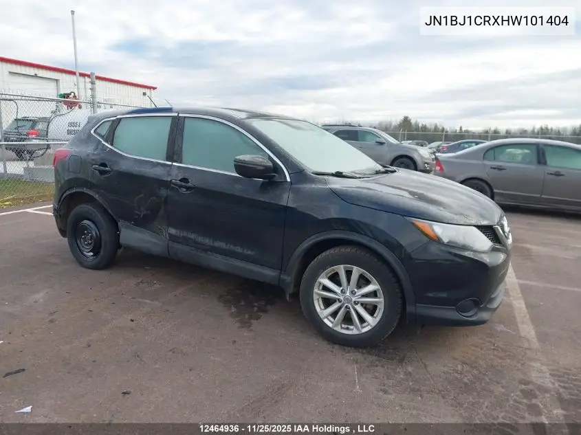 JN1BJ1CRXHW101404 2017 Nissan Qashqai S/Sl/Sv