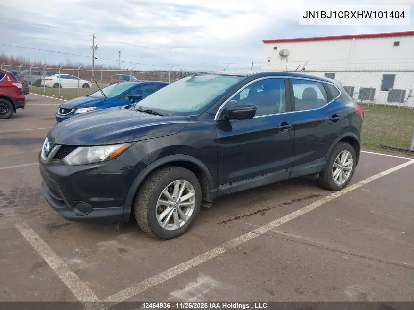 JN1BJ1CRXHW101404 2017 Nissan Qashqai S/Sl/Sv