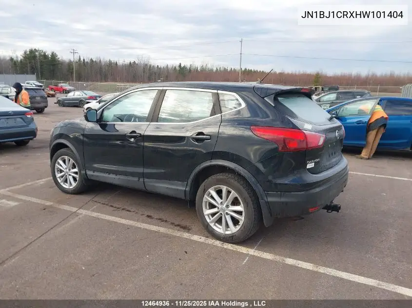 JN1BJ1CRXHW101404 2017 Nissan Qashqai S/Sl/Sv