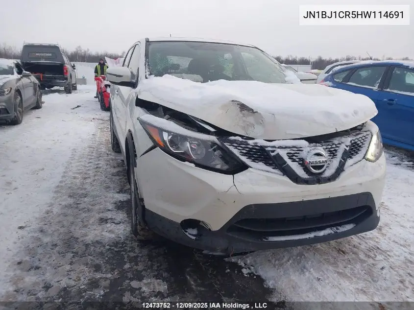 JN1BJ1CR5HW114691 2017 Nissan Qashqai