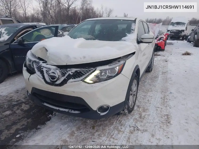 JN1BJ1CR5HW114691 2017 Nissan Qashqai