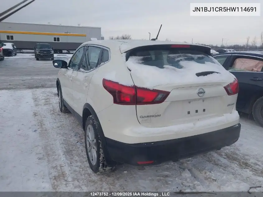 JN1BJ1CR5HW114691 2017 Nissan Qashqai