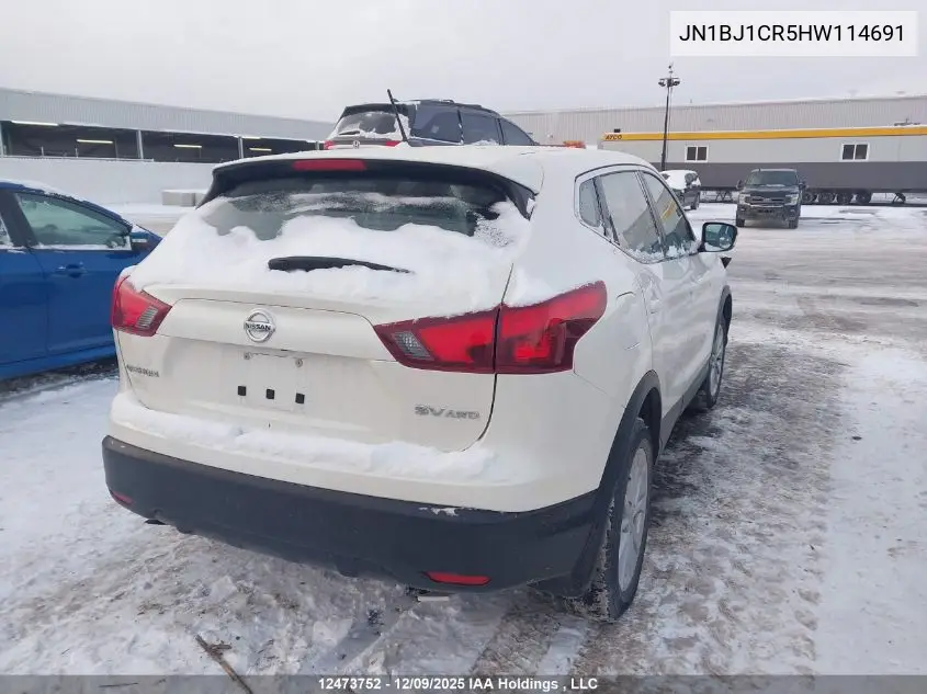 JN1BJ1CR5HW114691 2017 Nissan Qashqai