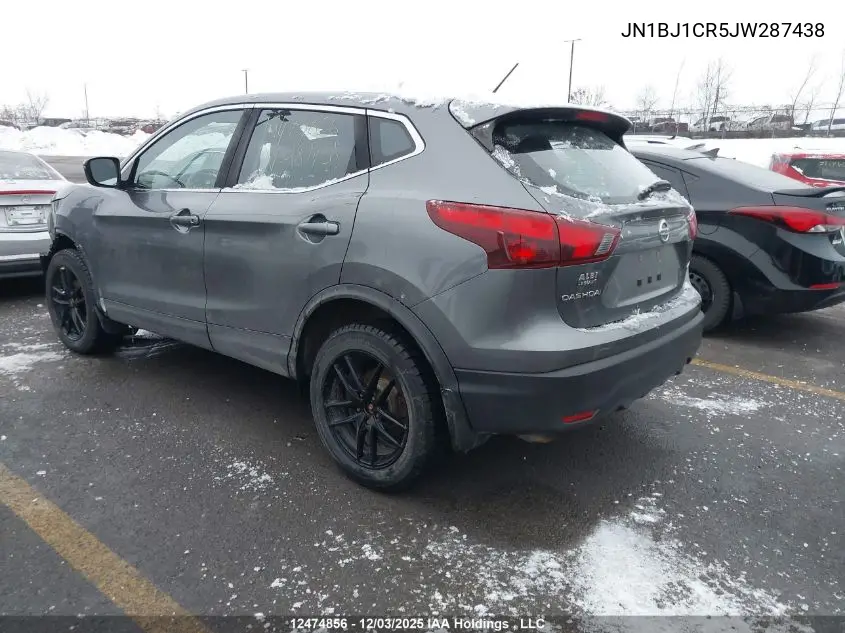 JN1BJ1CR5JW287438 2018 Nissan Qashqai