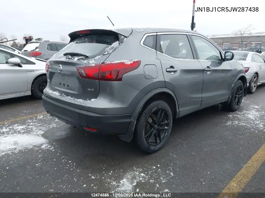 JN1BJ1CR5JW287438 2018 Nissan Qashqai