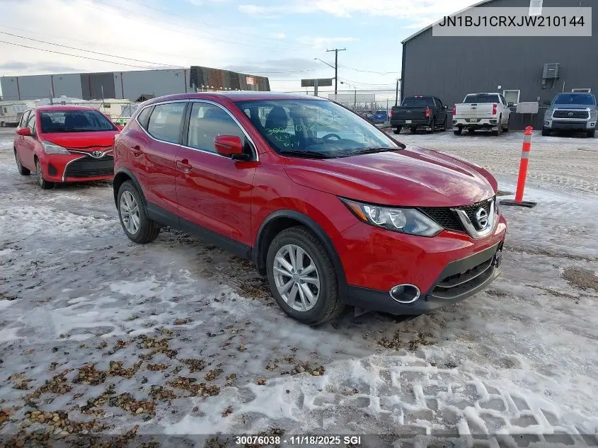 JN1BJ1CRXJW210144 2018 Nissan Qashqai S/Sl/Sv