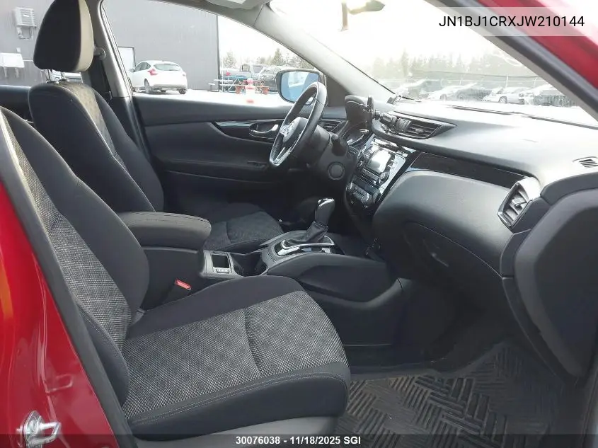 JN1BJ1CRXJW210144 2018 Nissan Qashqai S/Sl/Sv