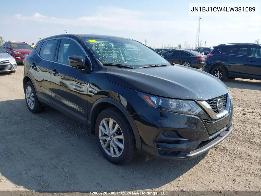 2020 Nissan Qashqai VIN: JN1BJ1CW4LW381089 Lot: 12068728