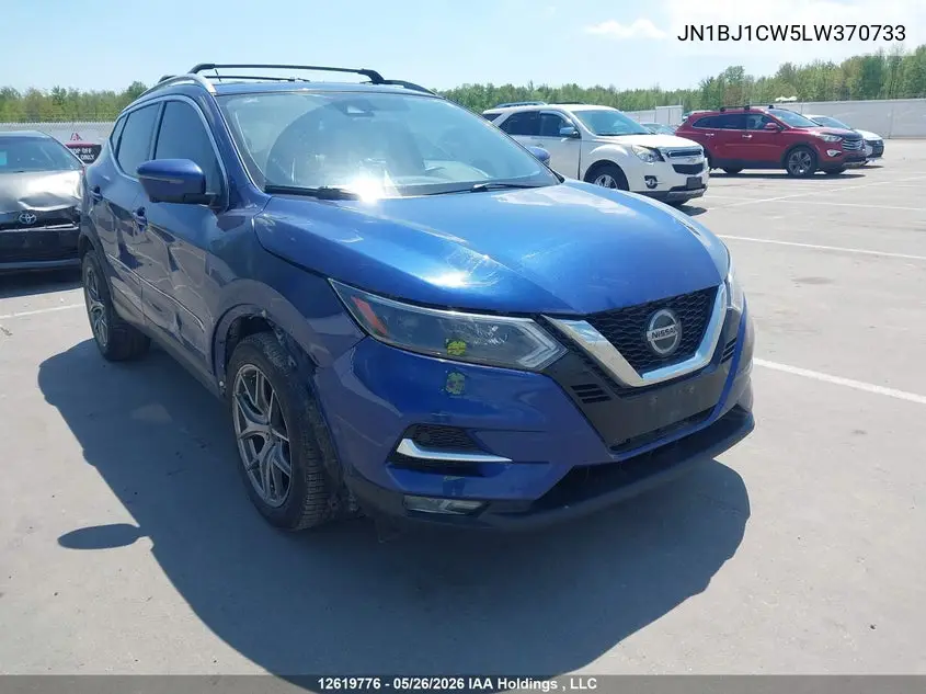 2020 Nissan Qashqai S/Sl/Sv VIN: JN1BJ1CW5LW370733 Lot: 12619776