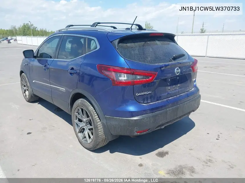 2020 Nissan Qashqai S/Sl/Sv VIN: JN1BJ1CW5LW370733 Lot: 12619776