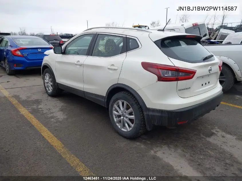 JN1BJ1BW2PW114587 2023 Nissan Qashqai Sv