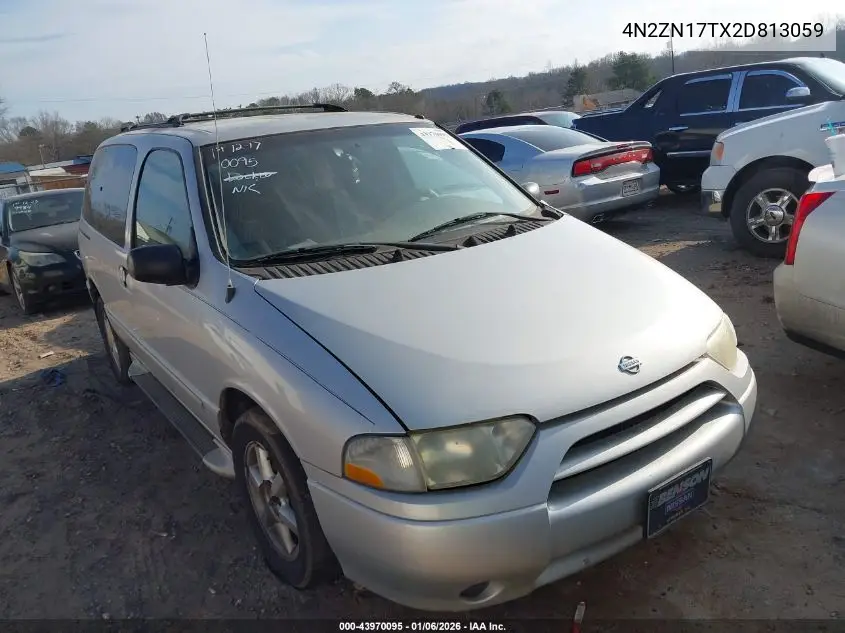 4N2ZN17TX2D813059 2002 Nissan Quest Gle