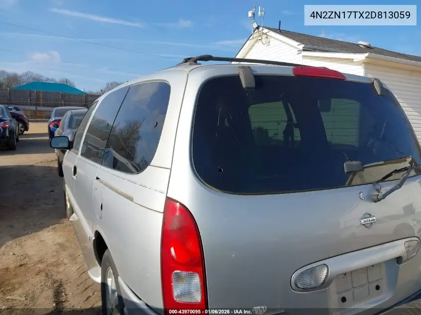 4N2ZN17TX2D813059 2002 Nissan Quest Gle