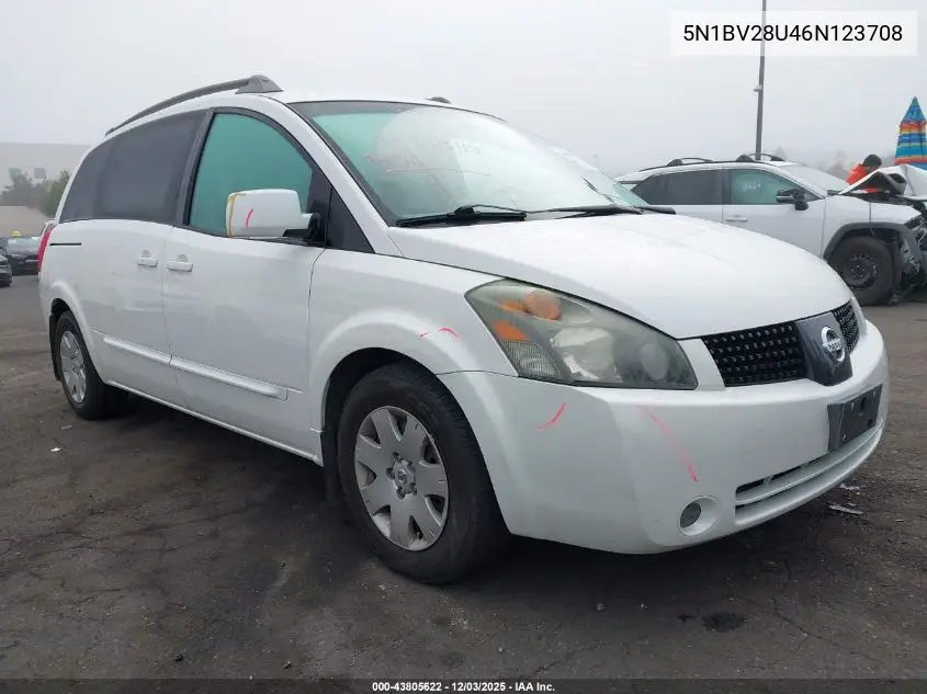 5N1BV28U46N123708 2006 Nissan Quest 3.5
