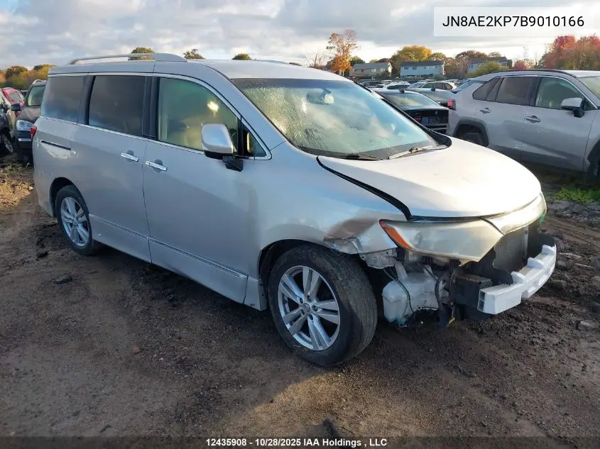 JN8AE2KP7B9010166 2011 Nissan Quest S/Sv/Sl/Le