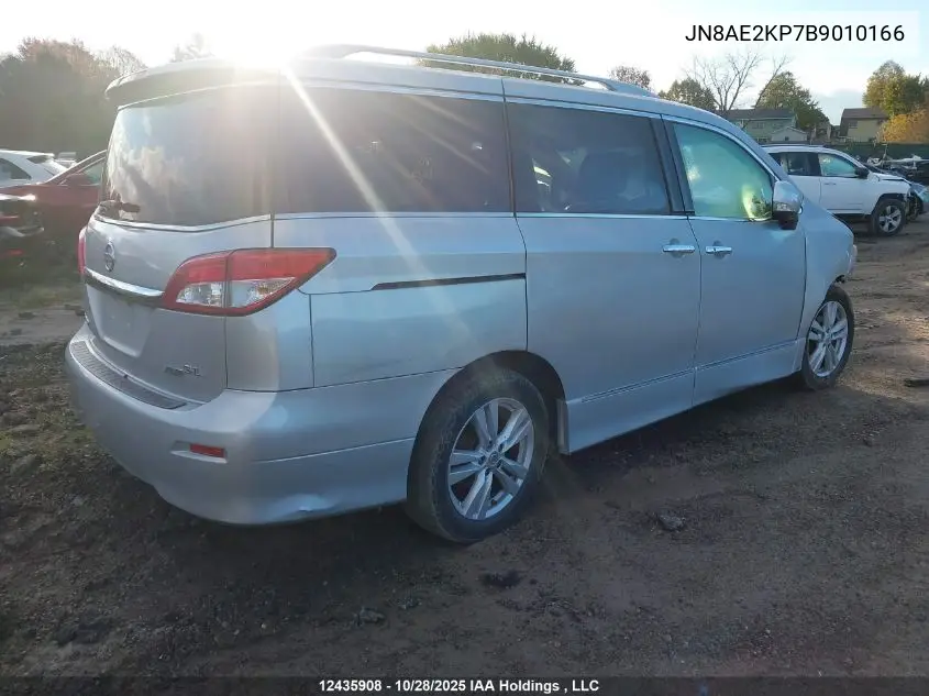 JN8AE2KP7B9010166 2011 Nissan Quest S/Sv/Sl/Le
