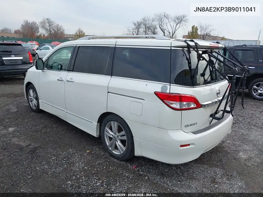 JN8AE2KP3B9011041 2011 Nissan Quest Le