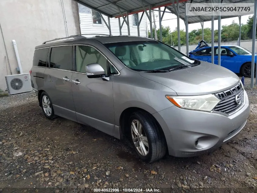 JN8AE2KP5C9047749 2012 Nissan Quest Sl