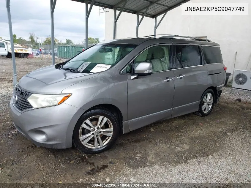 JN8AE2KP5C9047749 2012 Nissan Quest Sl