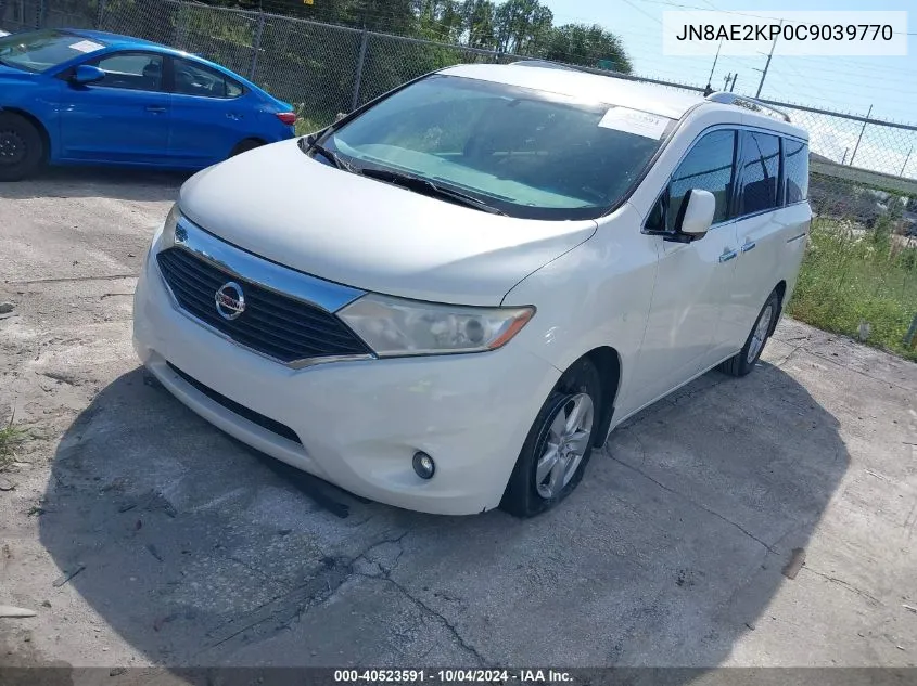 JN8AE2KP0C9039770 2012 Nissan Quest Sv