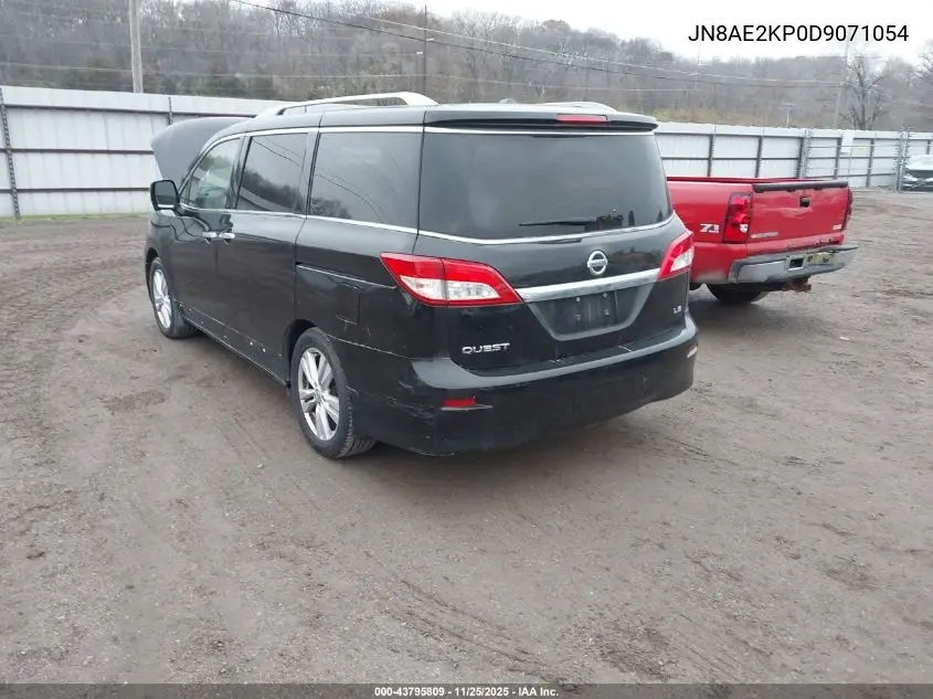 JN8AE2KP0D9071054 2013 Nissan Quest Le