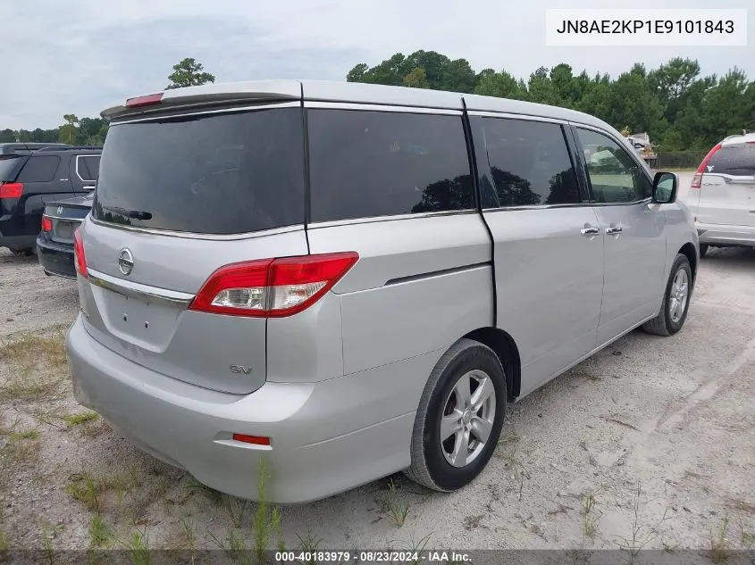 JN8AE2KP1E9101843 2014 Nissan Quest Sv