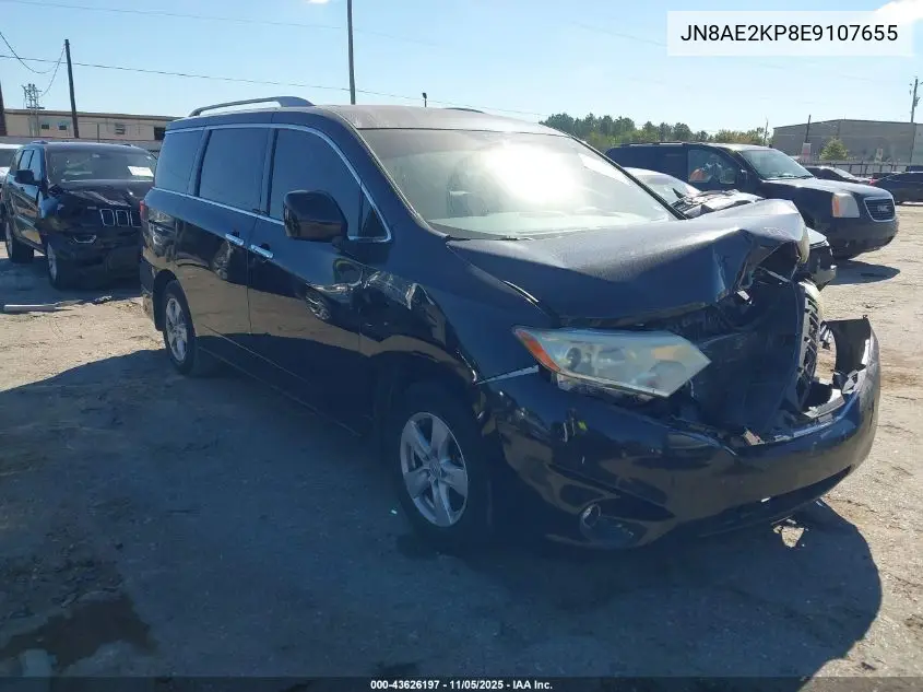 JN8AE2KP8E9107655 2014 Nissan Quest Sv