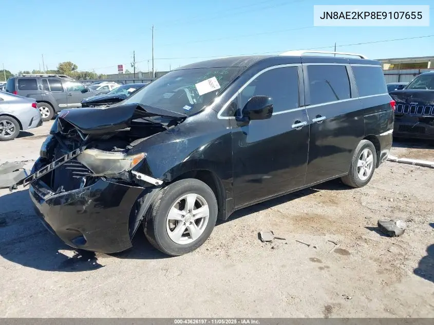 JN8AE2KP8E9107655 2014 Nissan Quest Sv