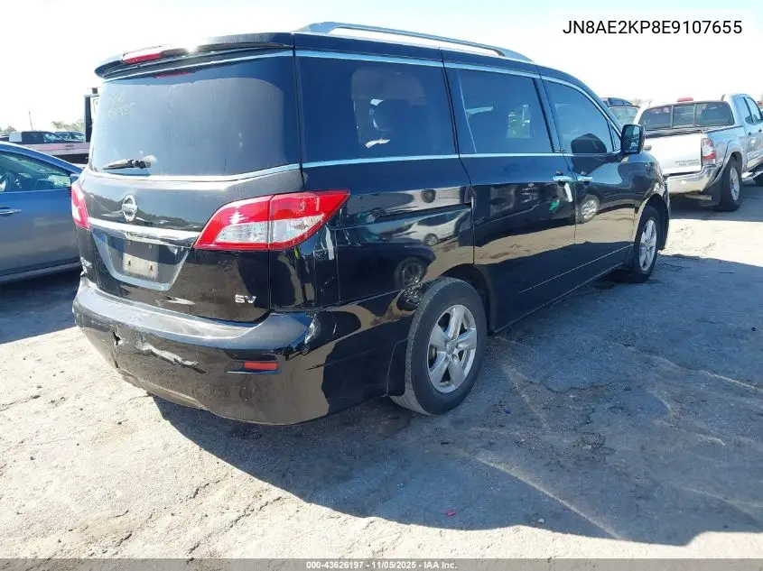 JN8AE2KP8E9107655 2014 Nissan Quest Sv