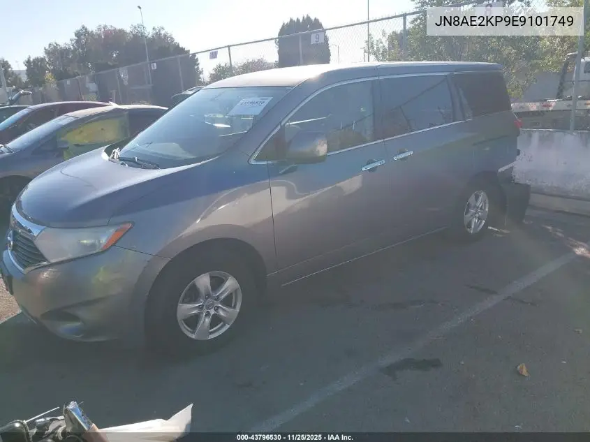 JN8AE2KP9E9101749 2014 Nissan Quest Sv