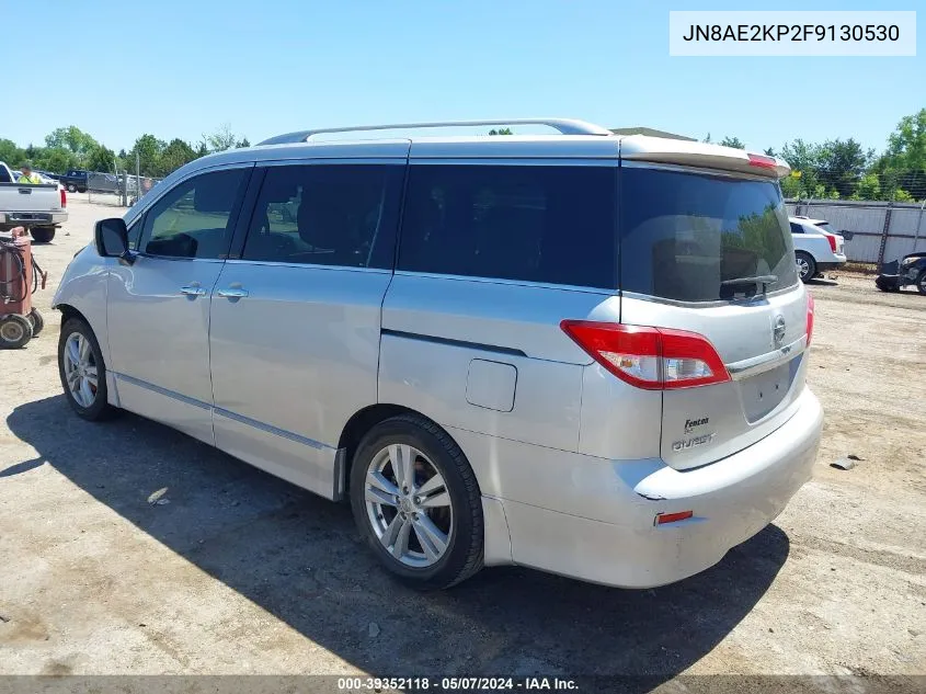 JN8AE2KP2F9130530 2015 Nissan Quest Sl