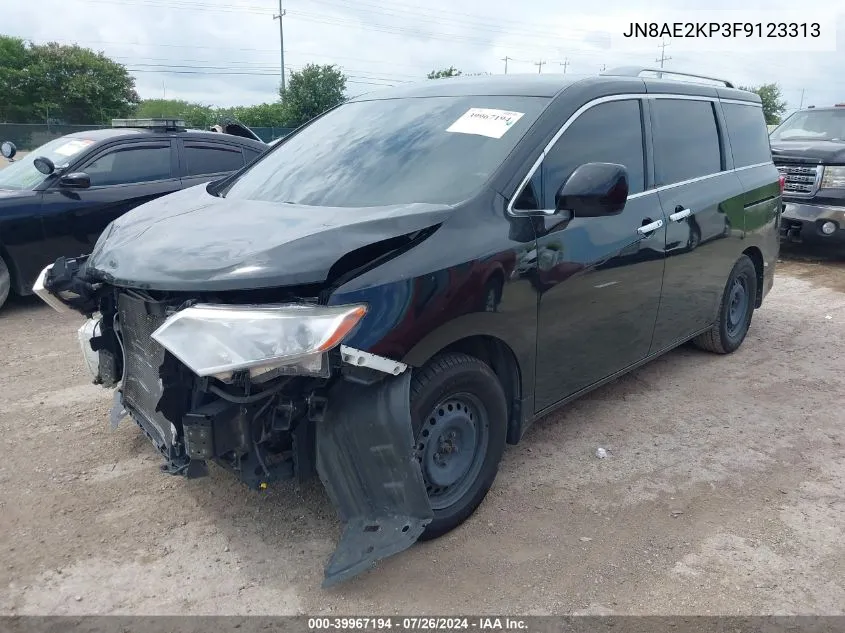 JN8AE2KP3F9123313 2015 Nissan Quest S