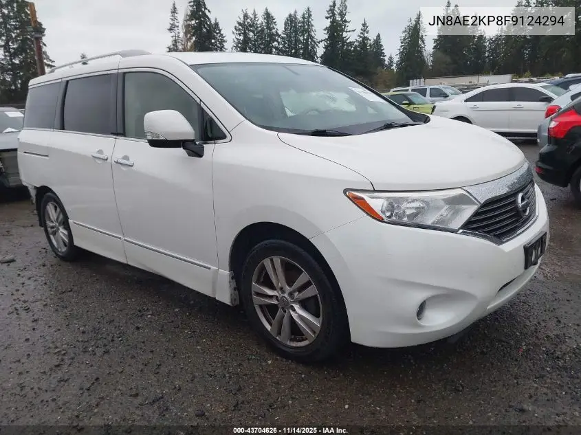 JN8AE2KP8F9124294 2015 Nissan Quest Sl