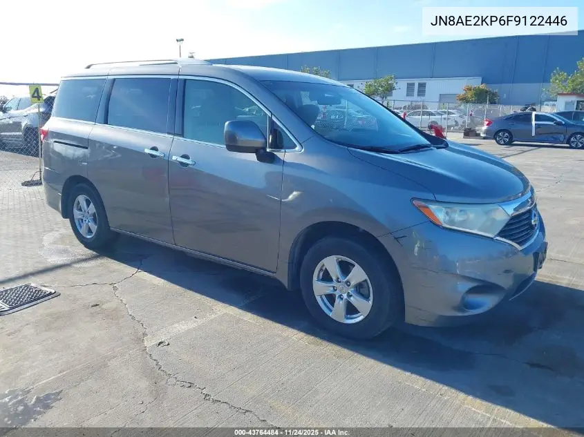 JN8AE2KP6F9122446 2015 Nissan Quest Sv