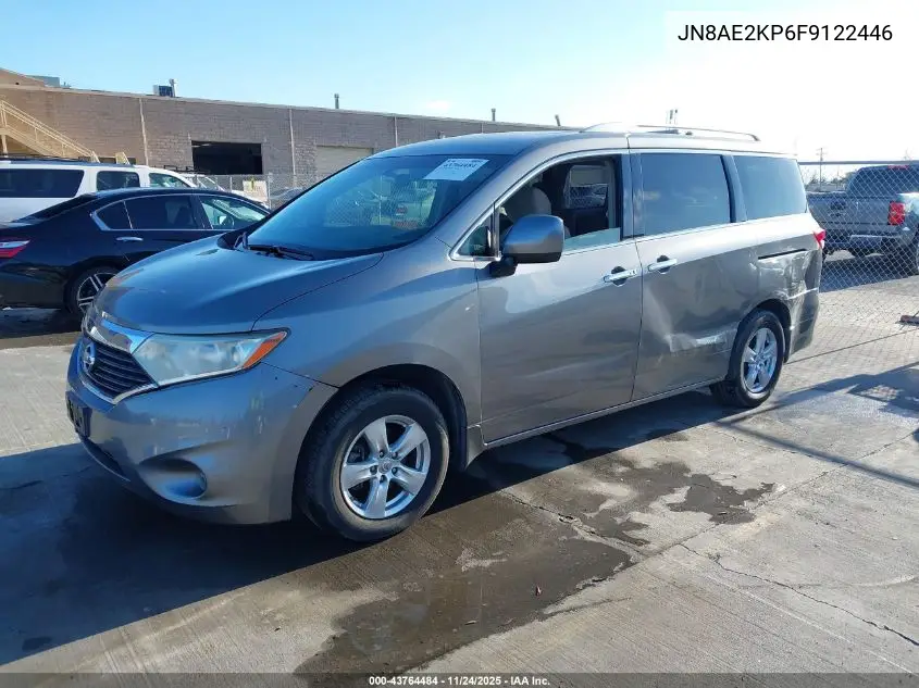 JN8AE2KP6F9122446 2015 Nissan Quest Sv
