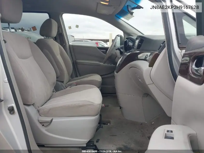 JN8AE2KP2H9167628 2017 Nissan Quest Sv