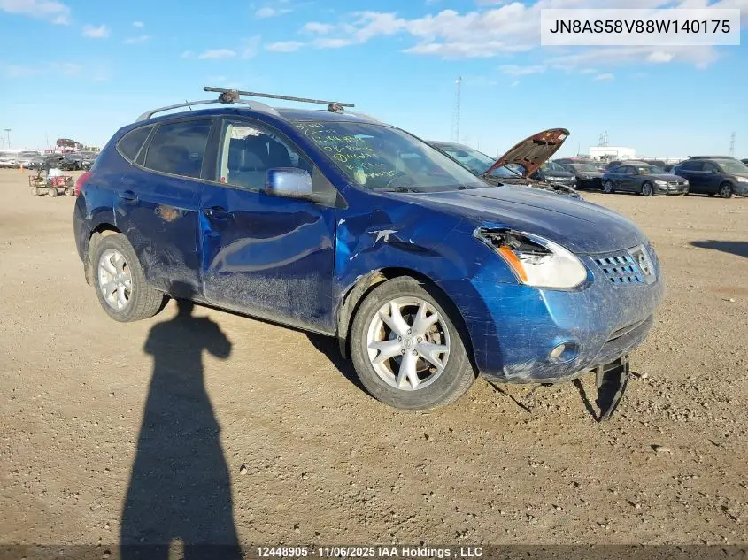 JN8AS58V88W140175 2008 Nissan Rogue S/Sl