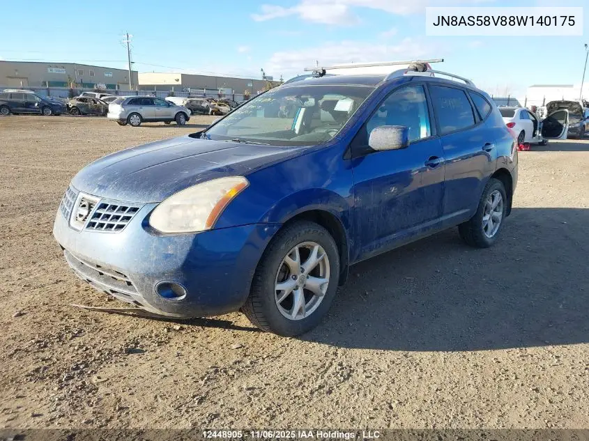 JN8AS58V88W140175 2008 Nissan Rogue S/Sl