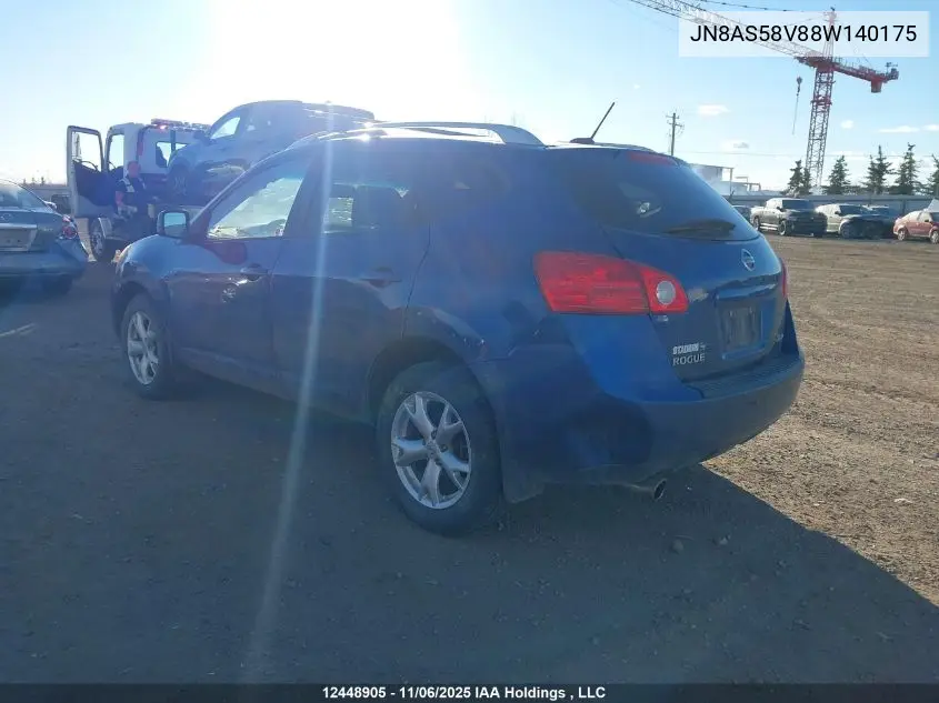 JN8AS58V88W140175 2008 Nissan Rogue S/Sl