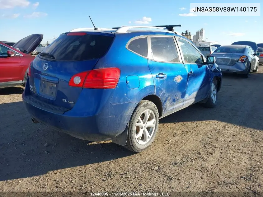 JN8AS58V88W140175 2008 Nissan Rogue S/Sl