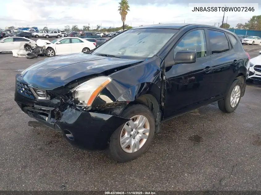 JN8AS58T08W007246 2008 Nissan Rogue S
