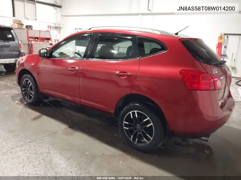 JN8AS58T08W014200 2008 Nissan Rogue Sl